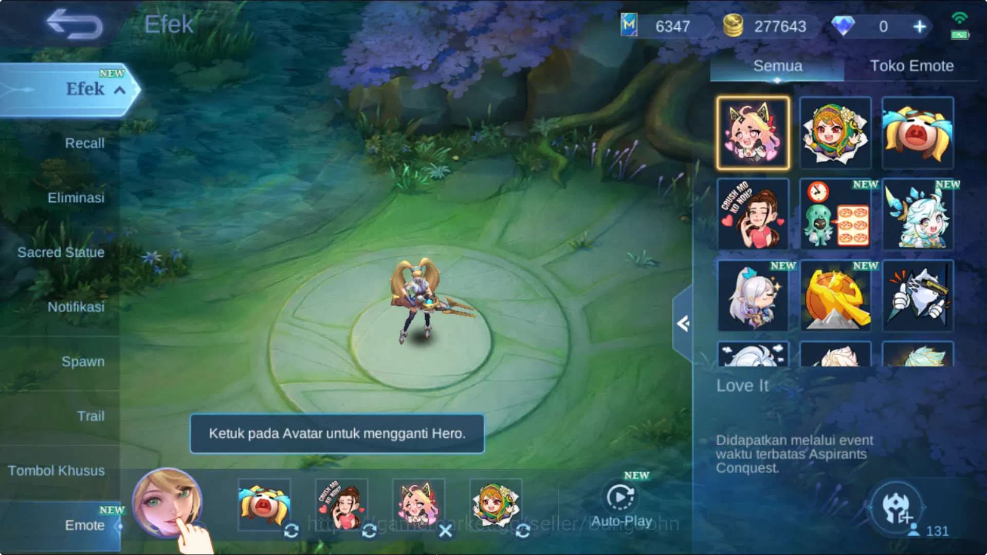 Mobile Legends: Bang Bang Accounts Hero 131 Skin 230 | EmblemMax | KOF Karina, CC Nat image 7