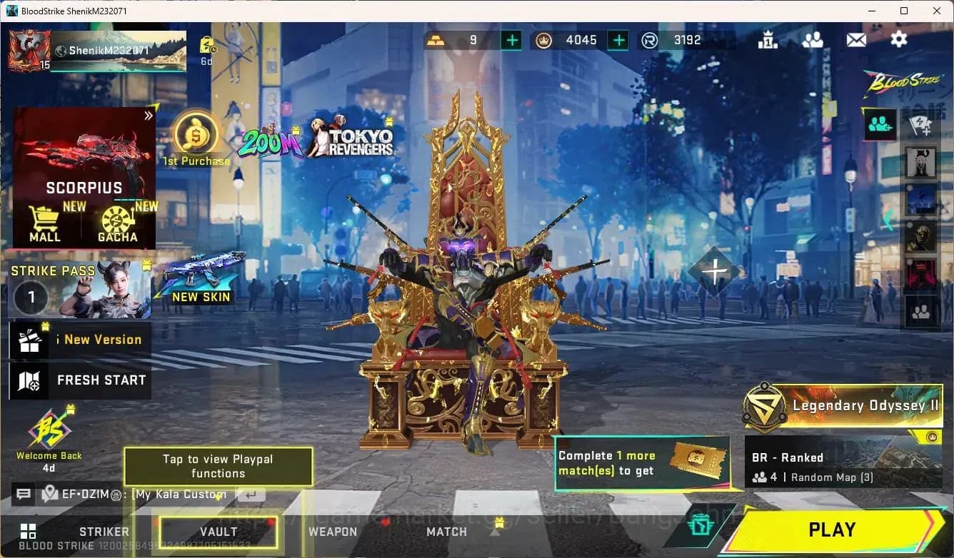 Blood Strike Accounts Asia | EVO M4A1,2 Eternal Guns (KAG-6, M700), Eter image 1