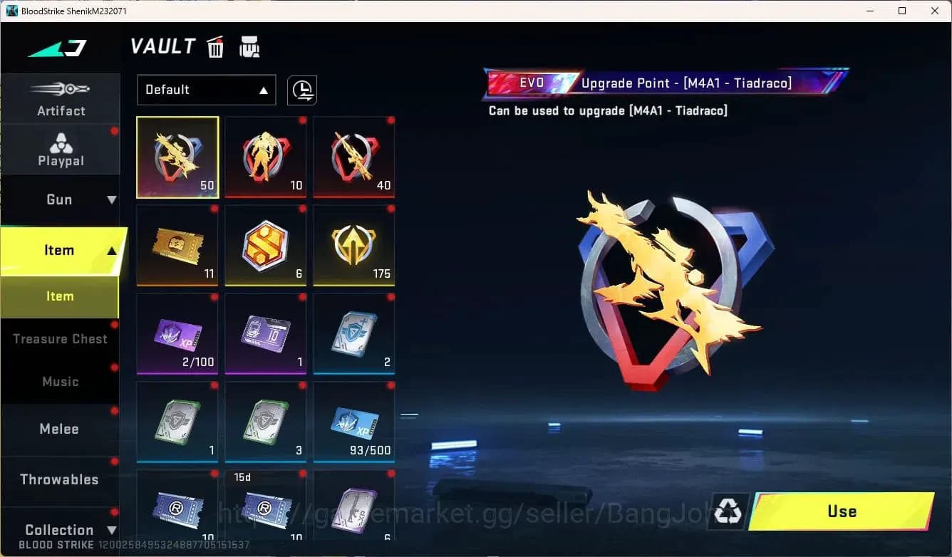 Blood Strike Accounts Asia | EVO M4A1,2 Eternal Guns (KAG-6, M700), Eter image 13