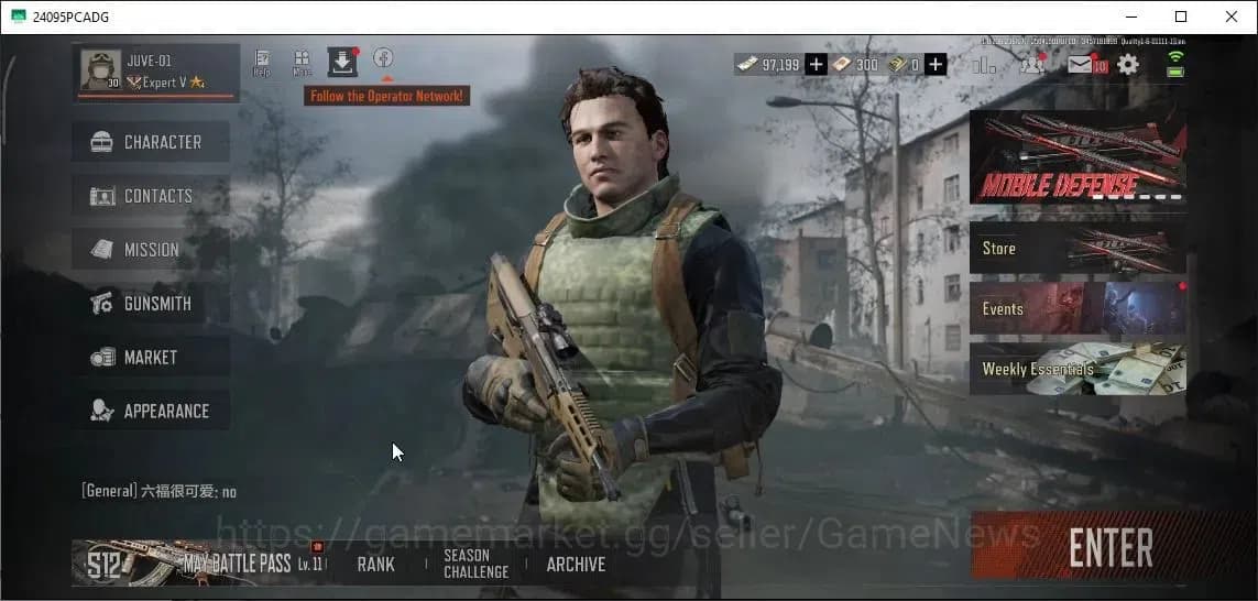 Arena Breakout Accounts MOBILE Lv30|SV 10,3M|CV 10M|Abomi.Vector 9,ET AK-7 image 1