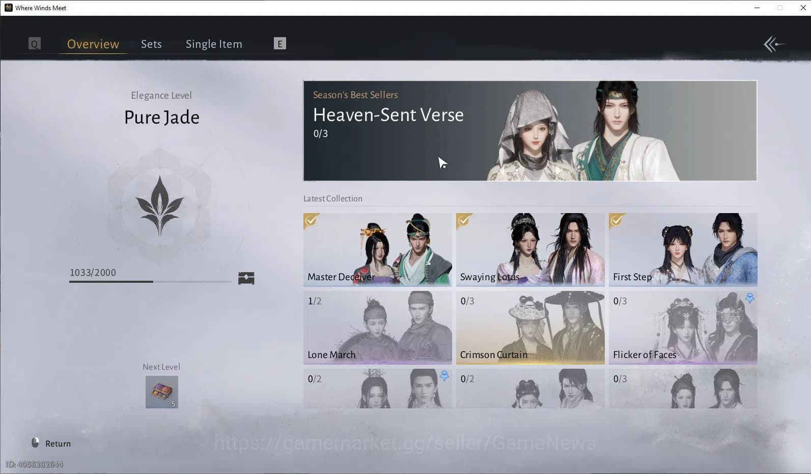 Where Winds Meet Accounts GLOBAL Lv5| Fresh Starter| 1 Harmoni Core, Anthem image 8