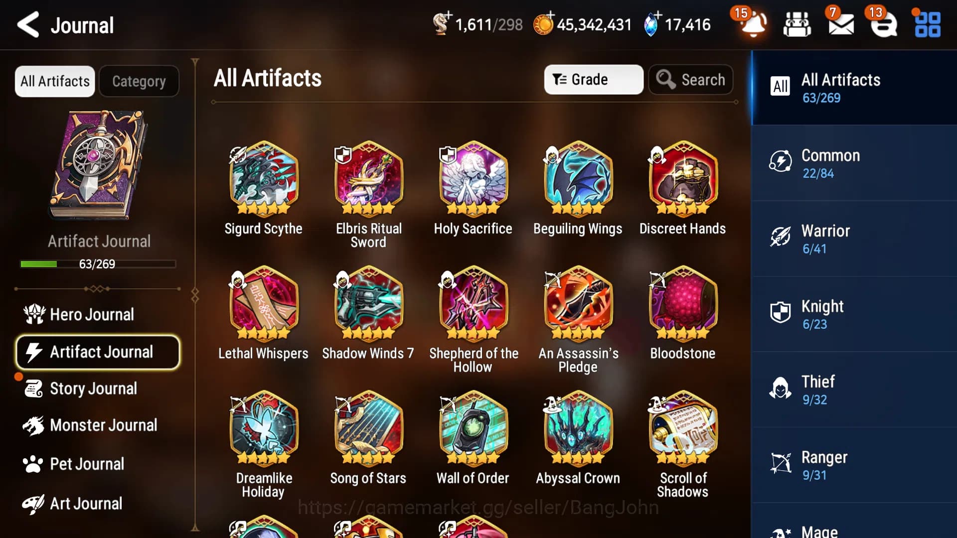 Epic Seven Accounts GLOBAL Unverif|8ML(SALOME,NewMoonLuna,LR Krau,JKis image 18