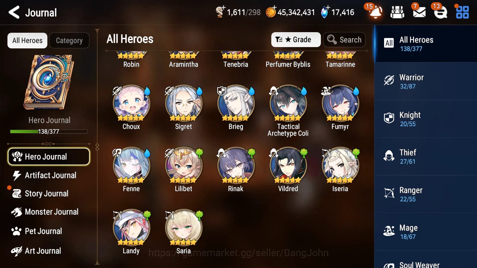 Epic Seven Accounts GLOBAL Unverif|8ML(SALOME,NewMoonLuna,LR Krau,JKis image 19