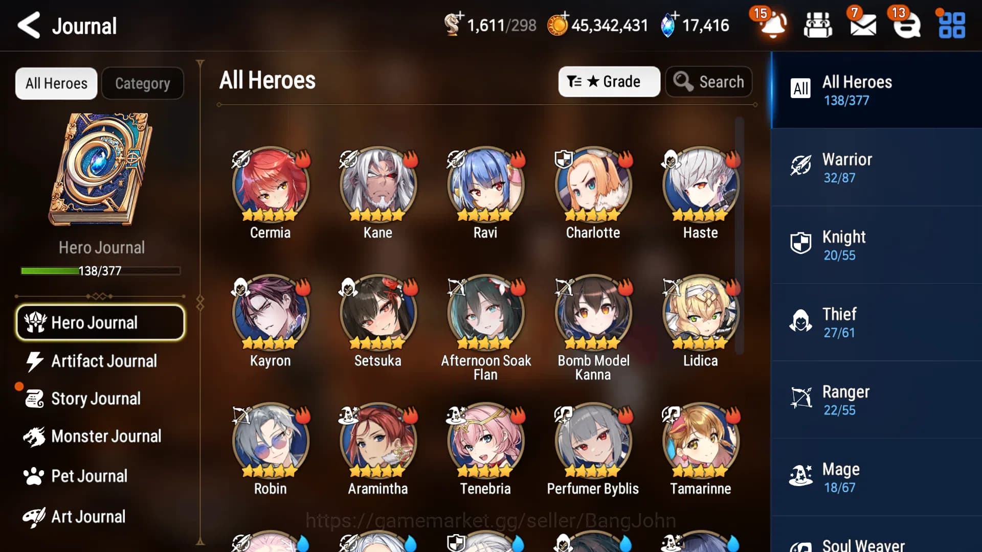 Epic Seven Accounts GLOBAL Unverif|8ML(SALOME,NewMoonLuna,LR Krau,JKis image 20
