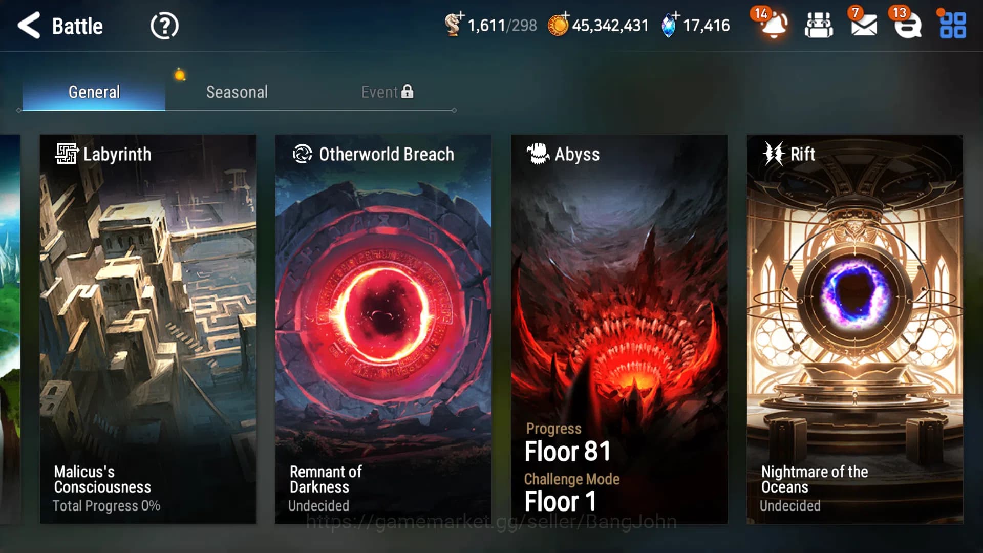 Epic Seven Accounts GLOBAL Unverif|8ML(SALOME,NewMoonLuna,LR Krau,JKis image 4