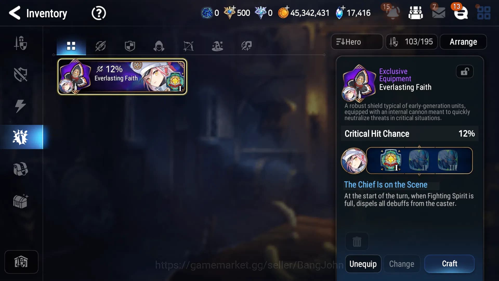 Epic Seven Accounts GLOBAL Unverif|8ML(SALOME,NewMoonLuna,LR Krau,JKis image 9