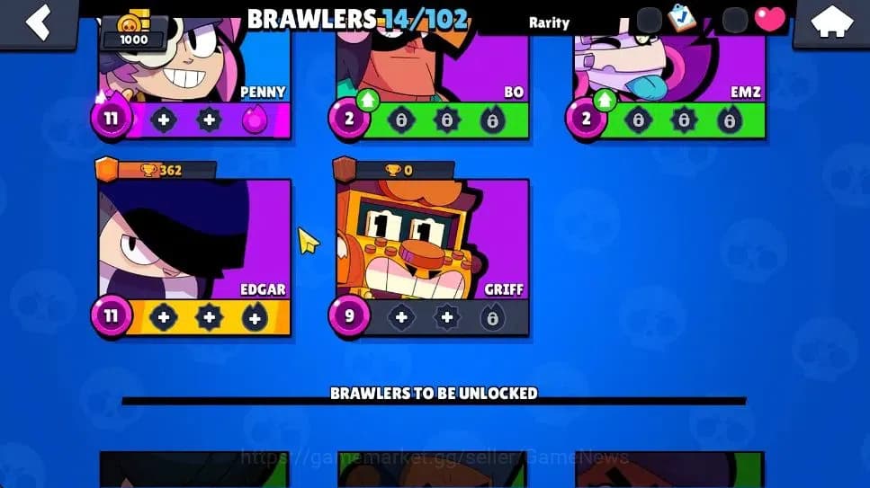 Brawl Stars Accounts 1000 Trophy|4,2K Bling|14 Brawlers 3 Max Lvl [Shel image 10