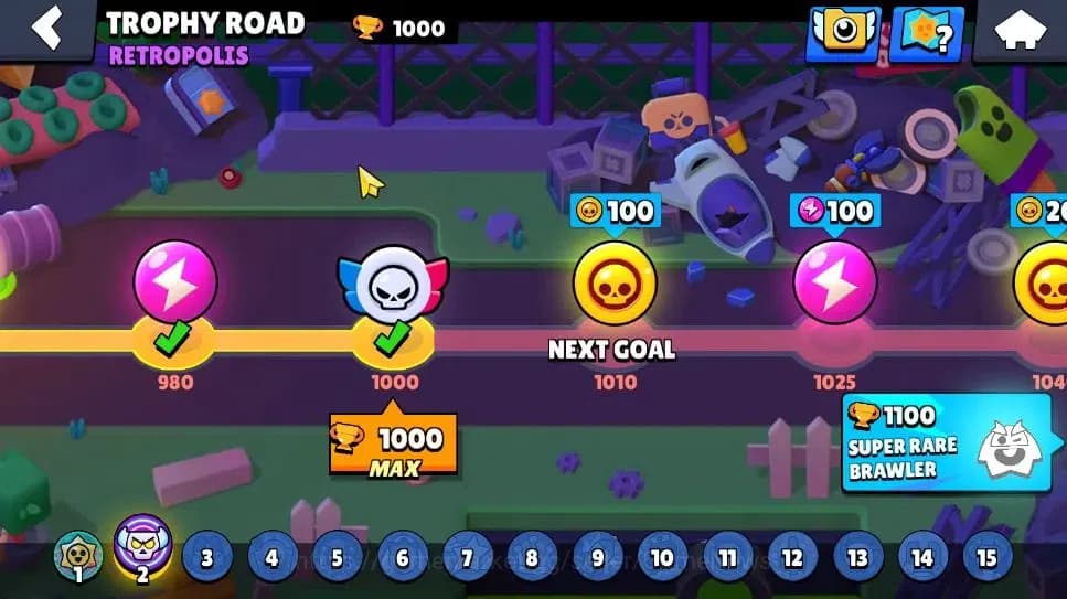 Brawl Stars Accounts 1000 Trophy|4,2K Bling|14 Brawlers 3 Max Lvl [Shel image 5