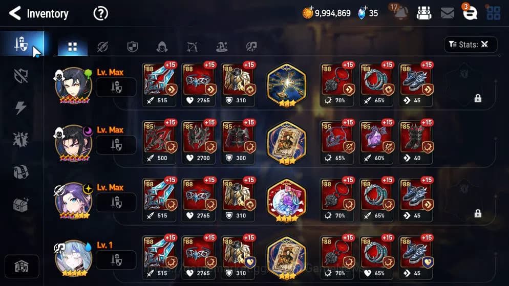 Epic Seven Accounts GLOBAL UNVERIF|6 ML(LOT Scales,LW Peira,SS Vivian, image 6