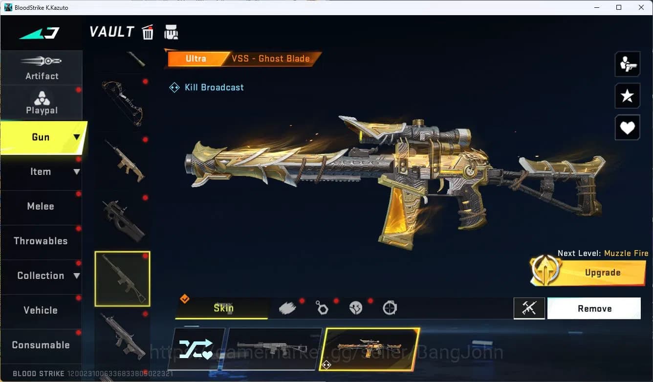 Blood Strike Accounts ASIA|COLLAB=QBZ95,MCX,|ULTRA=VECTOR,VSS,DESERT EAG image 10