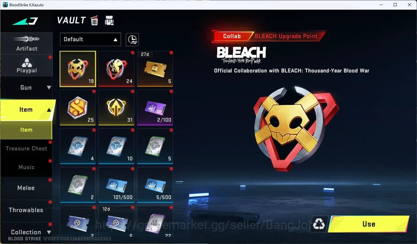 Blood Strike Accounts ASIA|COLLAB=QBZ95,MCX,|ULTRA=VECTOR,VSS,DESERT EAG image 14