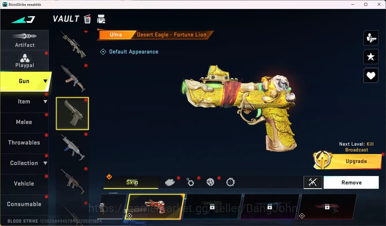 Blood Strike Accounts ASIA|COLLAB=UZI|LIMITED=ZANPAKUTO,RPK|ULTRA=QBZ95, image 11