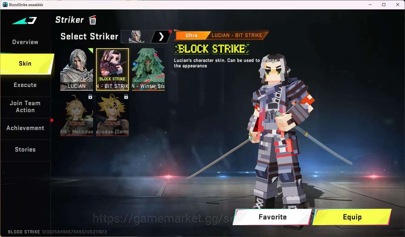 Blood Strike Accounts ASIA|COLLAB=UZI|LIMITED=ZANPAKUTO,RPK|ULTRA=QBZ95, image 16