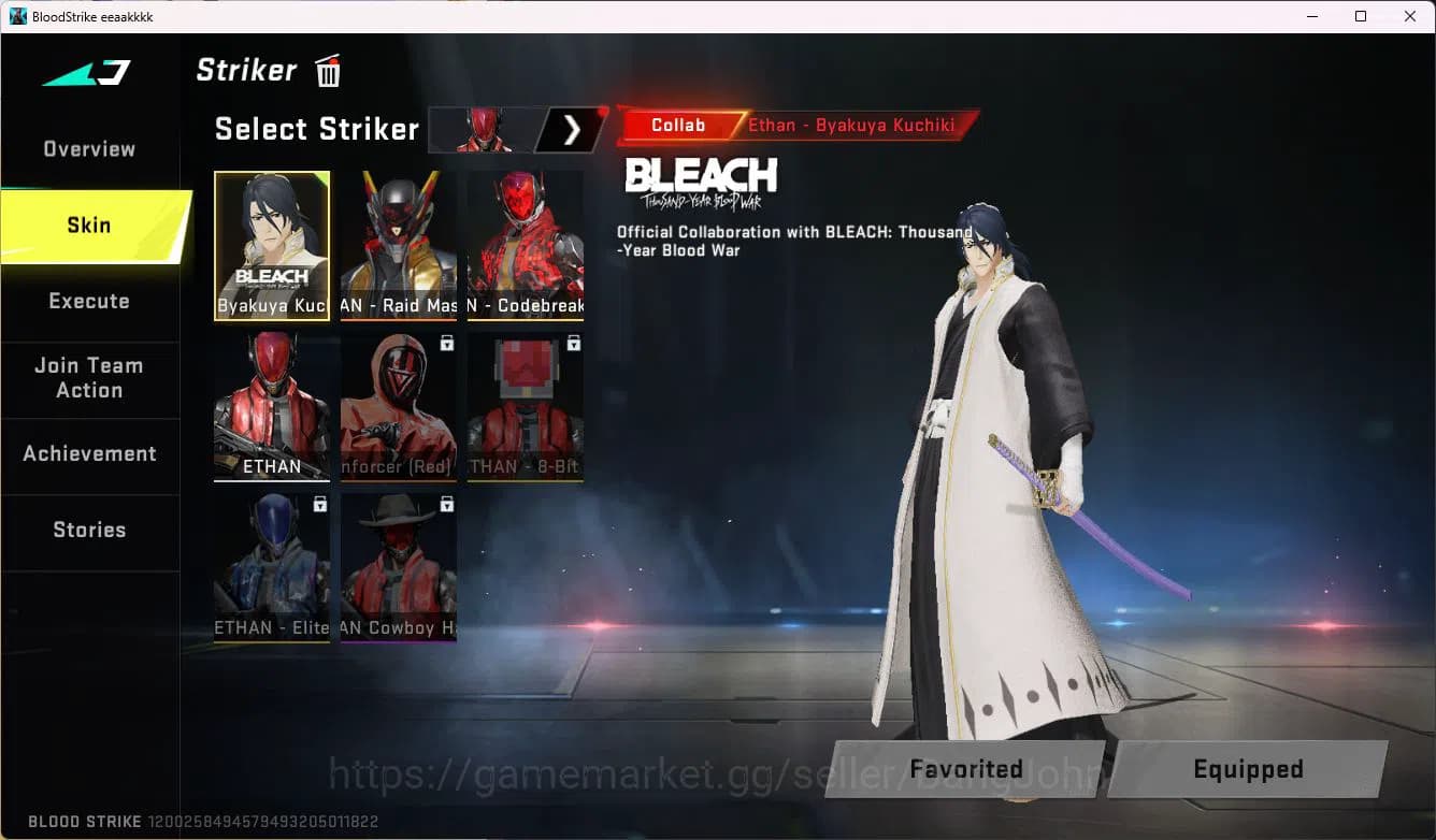 Blood Strike Accounts ASIA|COLLAB=UZI|LIMITED=ZANPAKUTO,RPK|ULTRA=QBZ95, image 18