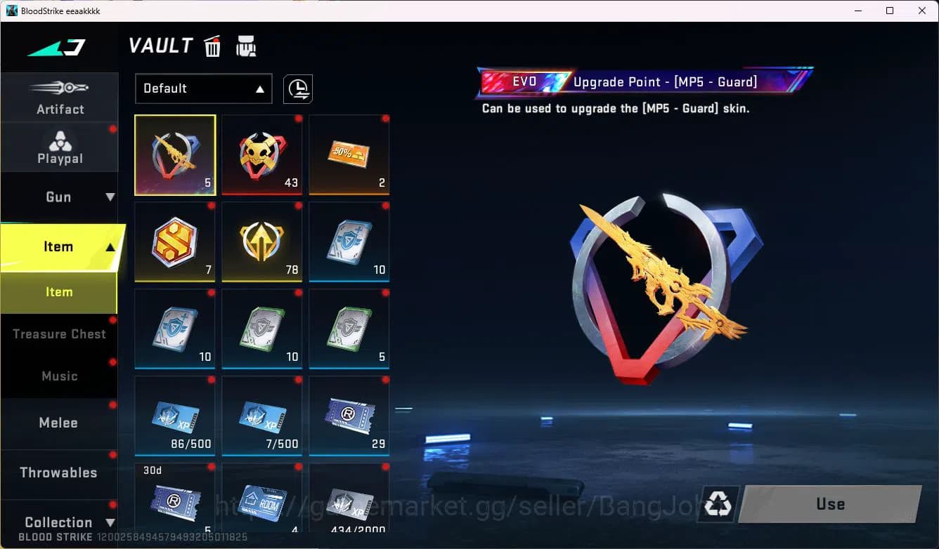 Blood Strike Accounts ASIA|COLLAB=UZI|LIMITED=ZANPAKUTO,RPK|ULTRA=QBZ95, image 7