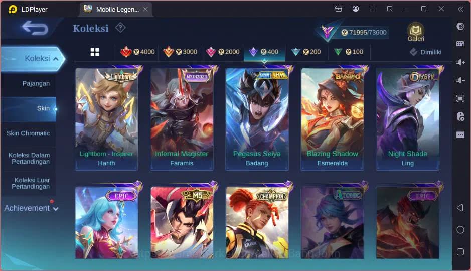 Mobile Legends: Bang Bang Accounts GLOBAL|Hero 130|Skin 297|Trf Roger,Prime Claude,Ko image 14