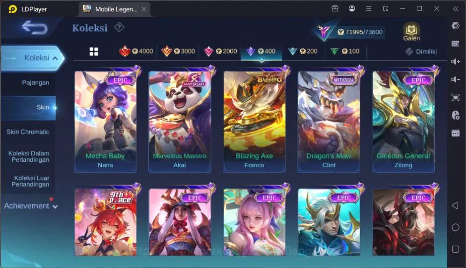 Mobile Legends: Bang Bang Accounts GLOBAL|Hero 130|Skin 297|Trf Roger,Prime Claude,Ko image 18