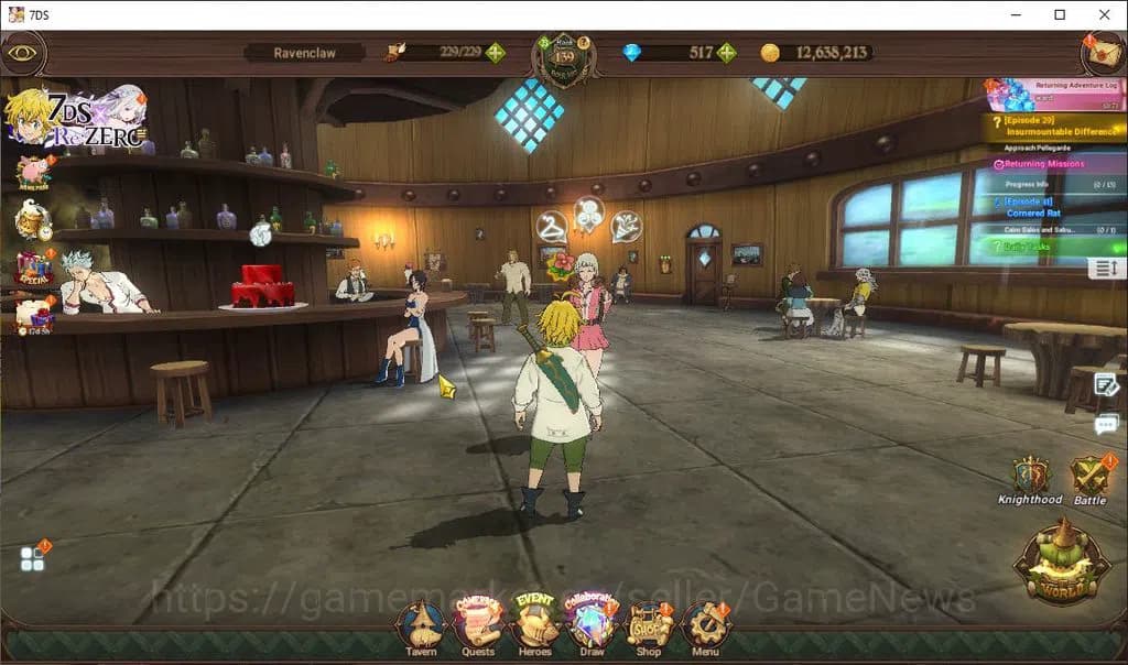 The Seven Deadly Sins: Grand Cross Accounts Asia|8,2M CC|517Dm|8 LR+12 UR+Many Collab|Gowther3 image 1