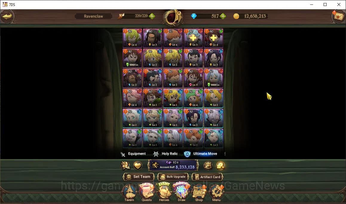 The Seven Deadly Sins: Grand Cross Accounts Asia|8,2M CC|517Dm|8 LR+12 UR+Many Collab|Gowther3 image 13