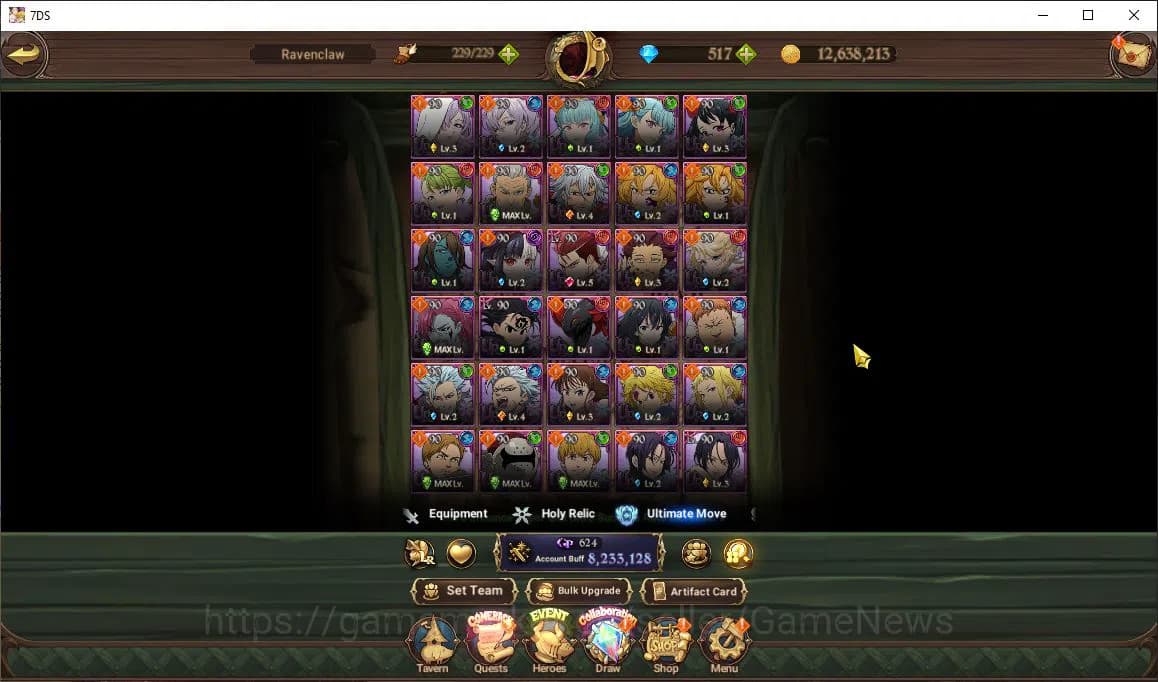 The Seven Deadly Sins: Grand Cross Accounts Asia|8,2M CC|517Dm|8 LR+12 UR+Many Collab|Gowther3 image 14