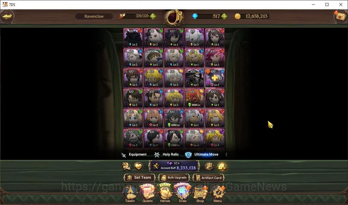 The Seven Deadly Sins: Grand Cross Accounts Asia|8,2M CC|517Dm|8 LR+12 UR+Many Collab|Gowther3 image 19