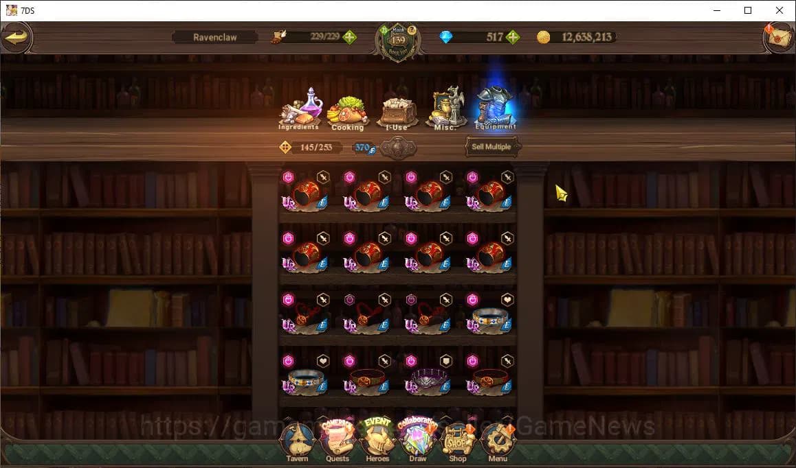 The Seven Deadly Sins: Grand Cross Accounts Asia|8,2M CC|517Dm|8 LR+12 UR+Many Collab|Gowther3 image 2