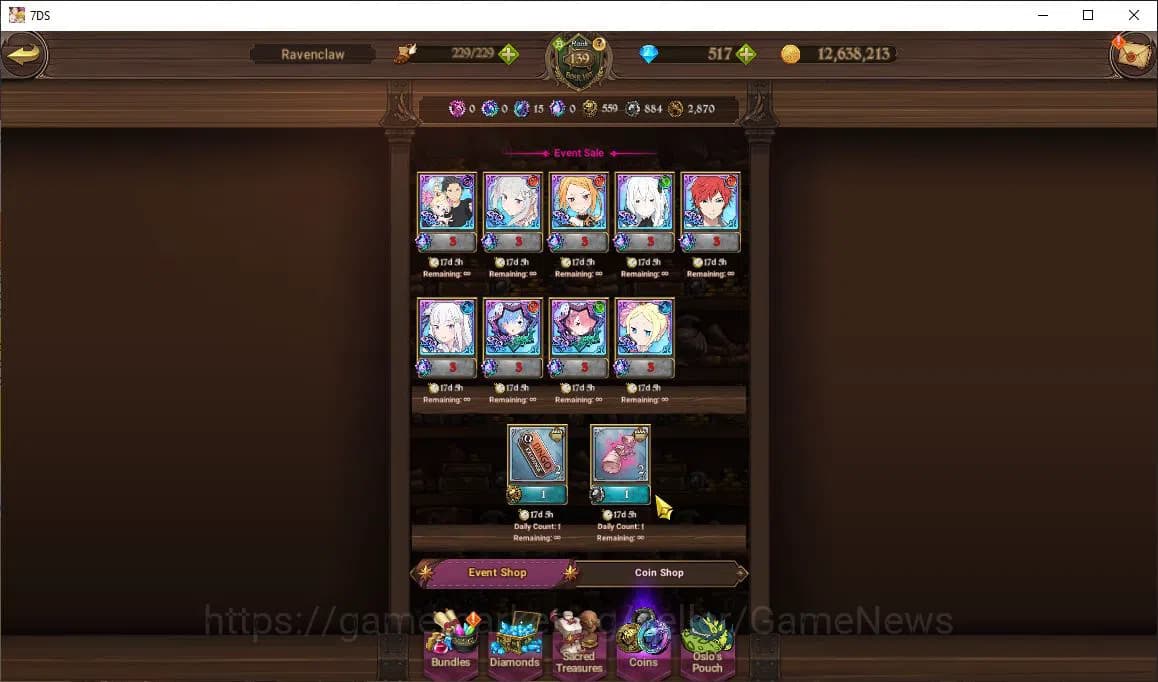 The Seven Deadly Sins: Grand Cross Accounts Asia|8,2M CC|517Dm|8 LR+12 UR+Many Collab|Gowther3 image 8