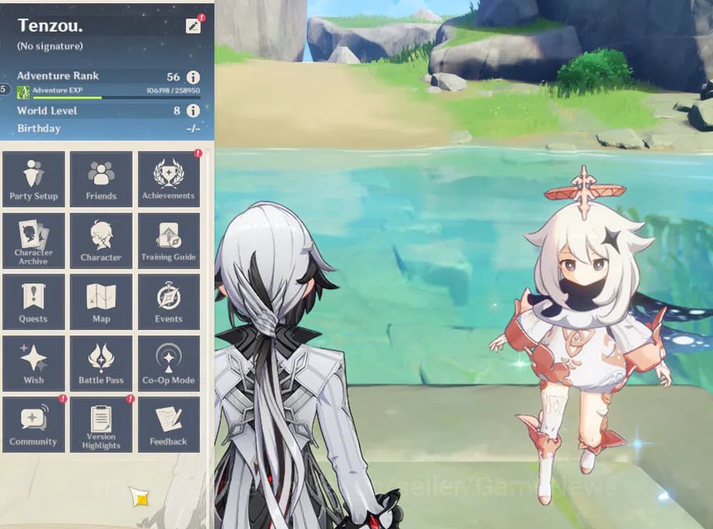 Genshin Impact Accounts ASIA|AR56|5Limited+5(*5Weapon)|ArlecchinoC1+sign,W image 1