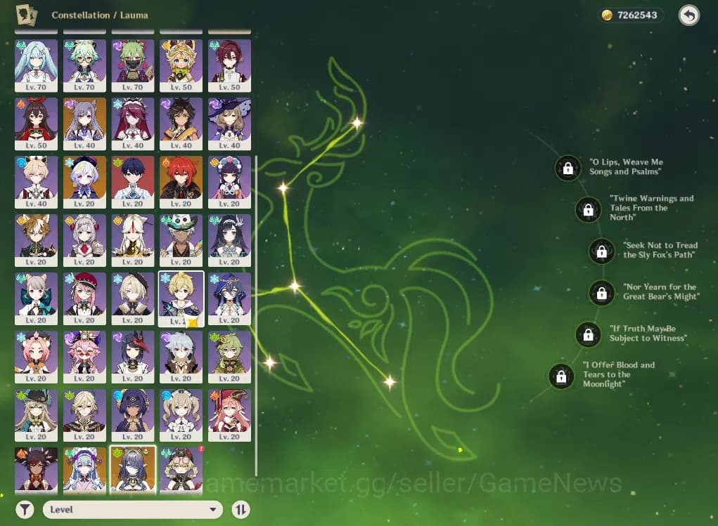 Genshin Impact Accounts ASIA|AR56|5Limited+5(*5Weapon)|ArlecchinoC1+sign,W image 15