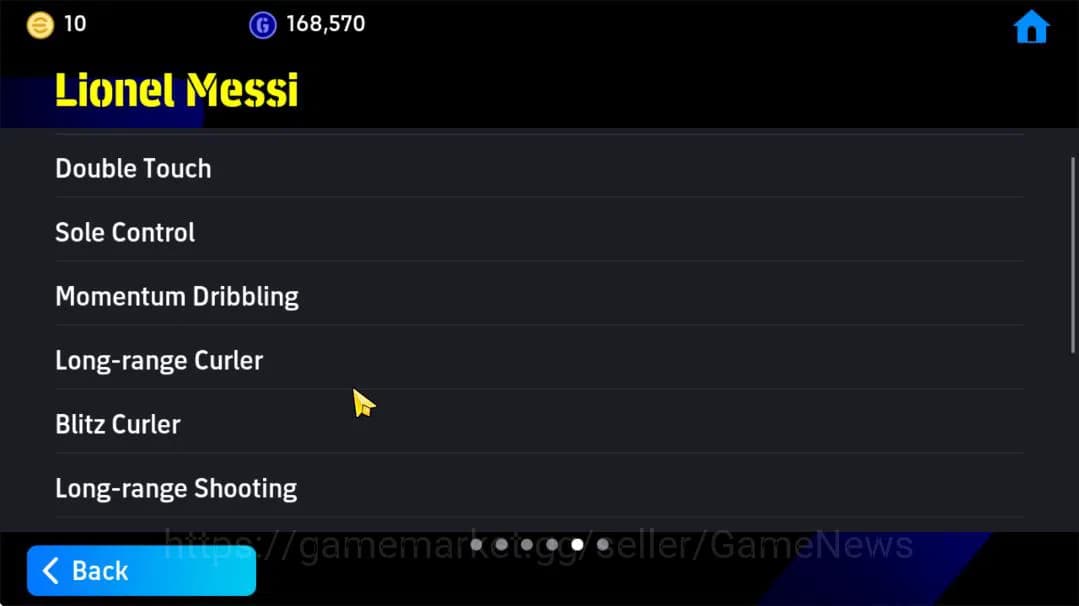eFootball Accounts Mobile|Big Time Lionel Messi(Momentum Dribbling,Bl image 6