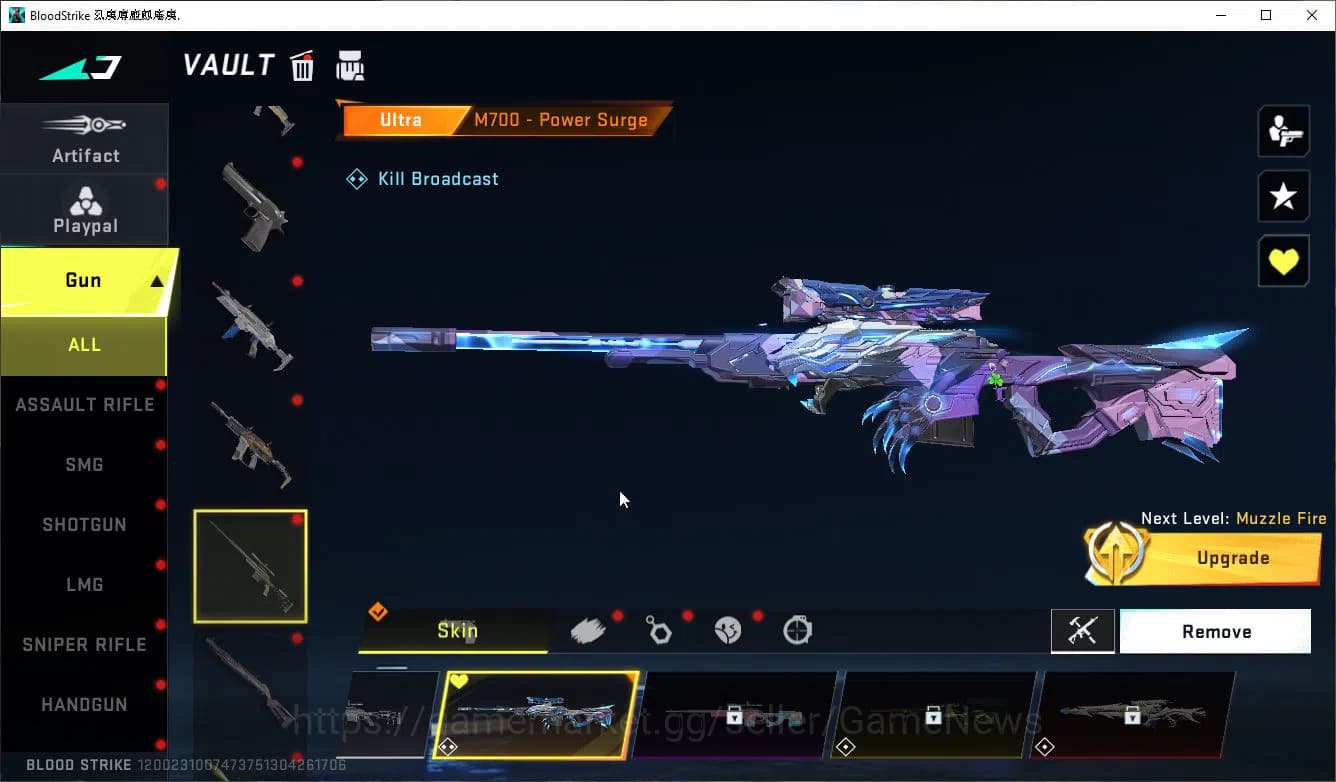 Blood Strike Accounts ASIA|ETERNAL ZERO+MELE TalonKnife+11 ULTRA[Katya-F image 10