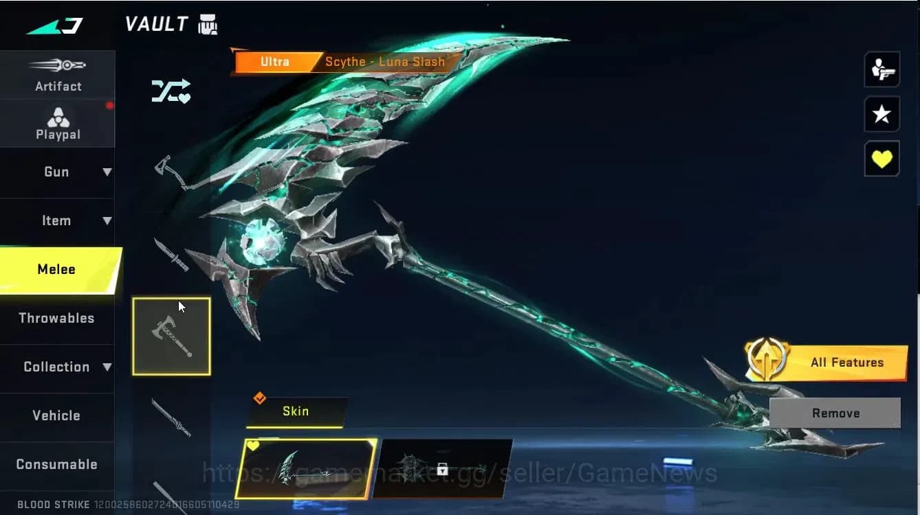 Blood Strike Accounts ASIA|22 ULTRA SYCTHE-Luna Slash+[ZERO,VOLT,RAN,VAL image 16