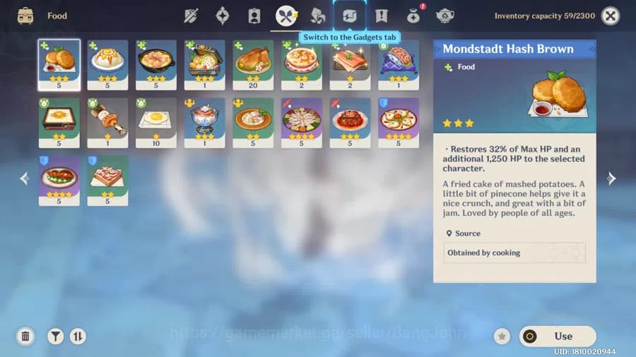 Genshin Impact Accounts ASIA Starter | 4 limit | Jean | Mona | Sayu | Sucr image 10