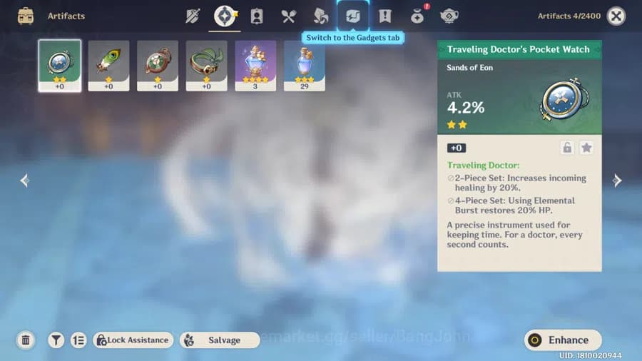 Genshin Impact Accounts ASIA Starter | 4 limit | Jean | Mona | Sayu | Sucr image 8