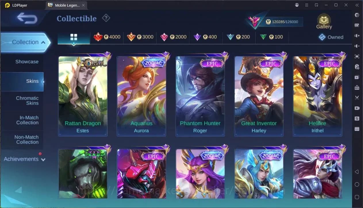 Mobile Legends: Bang Bang Accounts GLOBAL Hero 132 Skin 452 |Legend Franco|KOF Dyrrot image 10