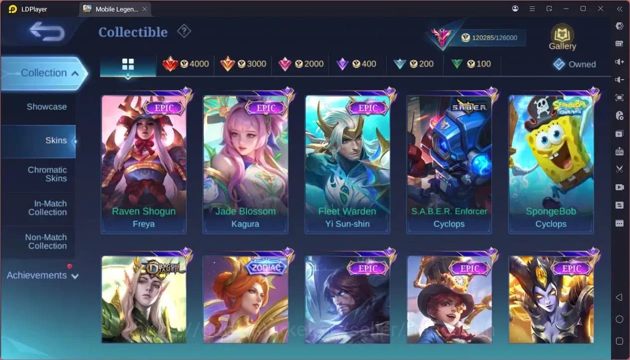 Mobile Legends: Bang Bang Accounts GLOBAL Hero 132 Skin 452 |Legend Franco|KOF Dyrrot image 11