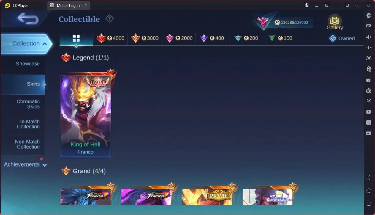 Mobile Legends: Bang Bang Accounts GLOBAL Hero 132 Skin 452 |Legend Franco|KOF Dyrrot image 17