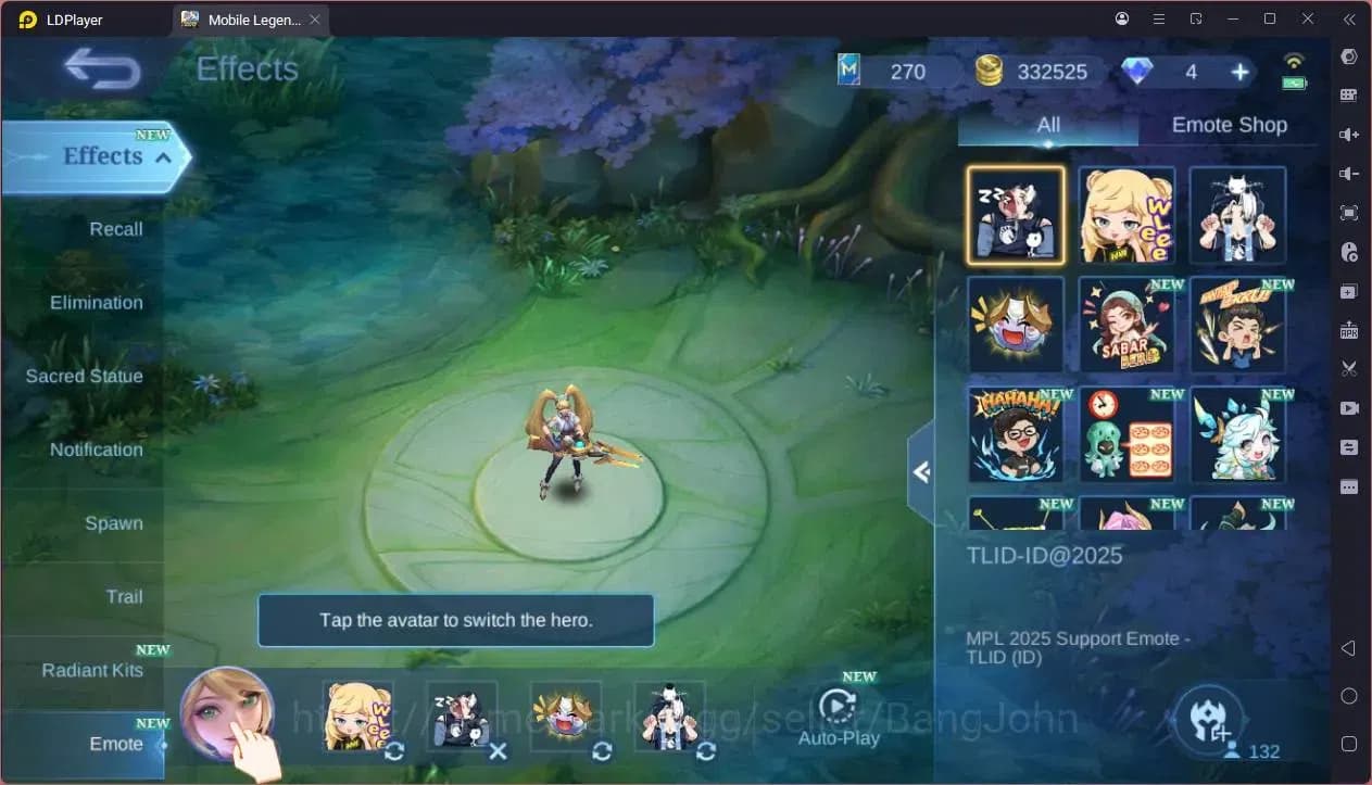 Mobile Legends: Bang Bang Accounts GLOBAL Hero 132 Skin 452 |Legend Franco|KOF Dyrrot image 19