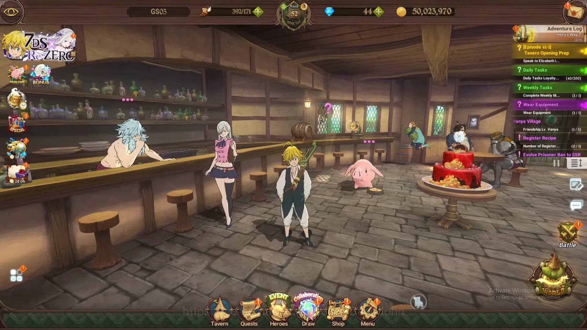 The Seven Deadly Sins: Grand Cross Accounts Global |1,7m CC|1LR + 1UR +CollabReZero&FireFroce| image 1