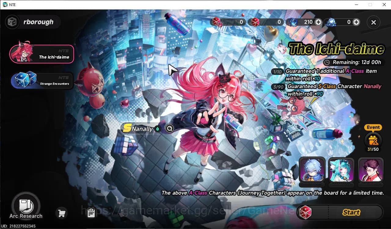 Neverness to Everness Accounts GLOBAL EU |HL 3| 2 SSR Limited Nanally, Sakiri |5 image 4