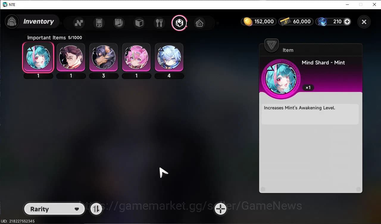 Neverness to Everness Accounts GLOBAL EU |HL 3| 2 SSR Limited Nanally, Sakiri |5 image 7