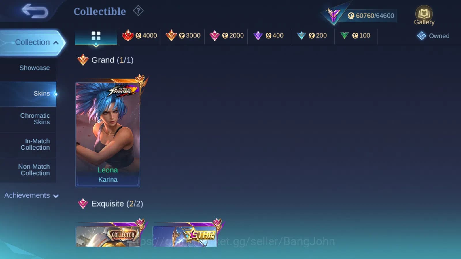 Mobile Legends: Bang Bang Accounts Hero 132 | Skin 276 | Special Recall | Star Angela image 5