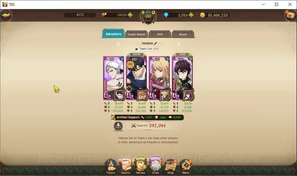 The Seven Deadly Sins: Grand Cross Accounts Asia|8,2M CC|103 LS+1K DM|6 LR+10 UR+Many Collab|L image 15