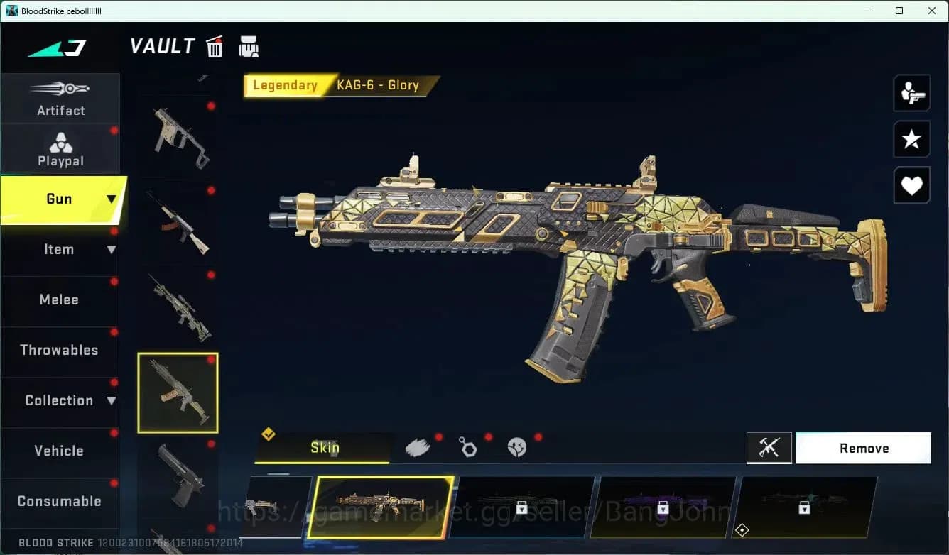 Blood Strike Accounts ASIA | ETERNAL ZERO-Odashadow | 8 EVA items | 1 TR image 6