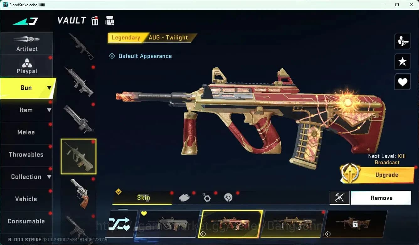 Blood Strike Accounts ASIA | ETERNAL ZERO-Odashadow | 8 EVA items | 1 TR image 9