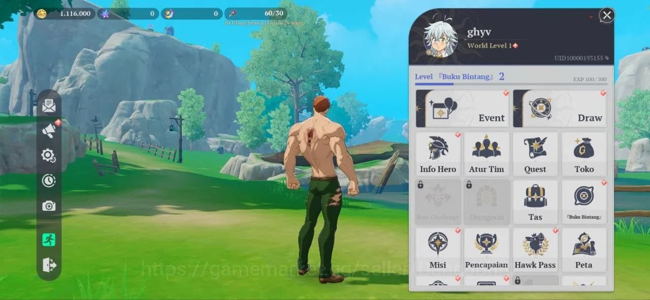 The Seven Deadly Sins: Origin Accounts NA West | Fresh Starter Lvl 2 |3 SSR| Escanor, Gui image 7