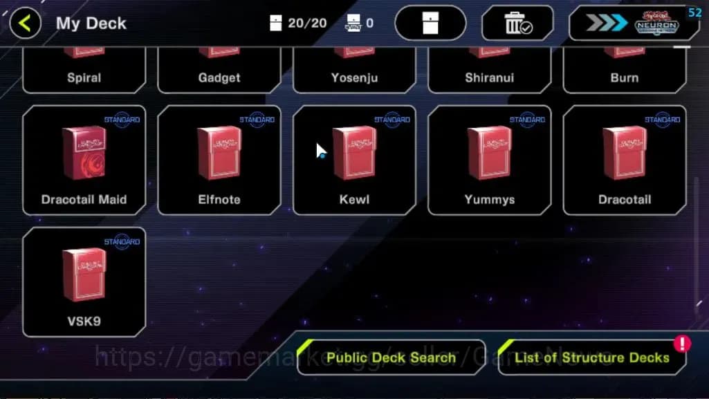 Yu-Gi-Oh! Master Duel Accounts Lv 18|20 Deck|VSK9,Dracotail,ElfNote,Kewl,Yummys,T image 3