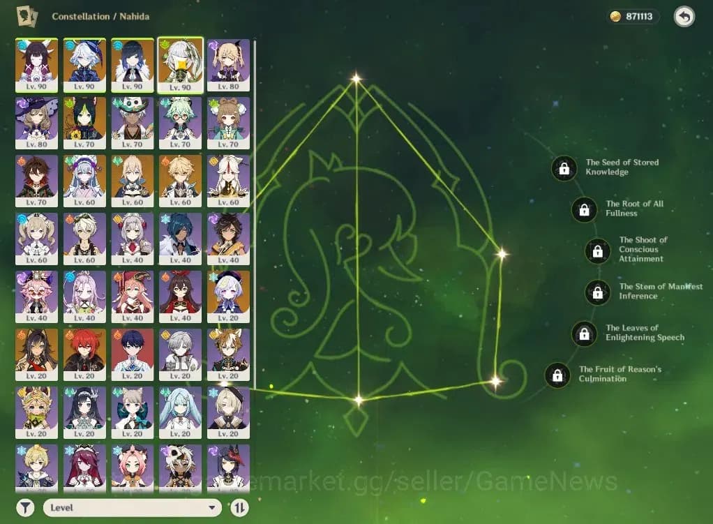 Genshin Impact Accounts ASIA|AR56|4Limited+2(*5Weapon)|Columbina,Nahida,Fu image 5