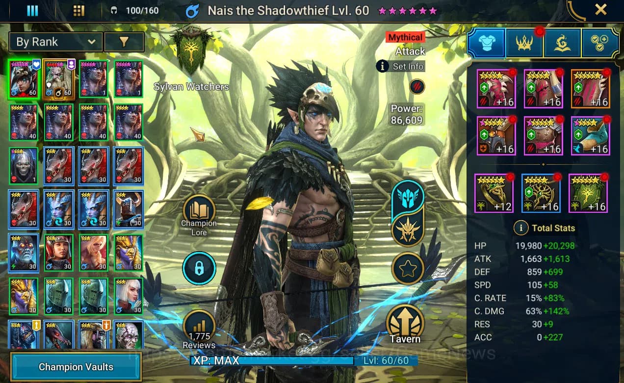 Raid: Shadow Legends Accounts Lv 52 1,43M Pwr|1 Myth Nais+29 Legend(Brogni,Edwar image 3