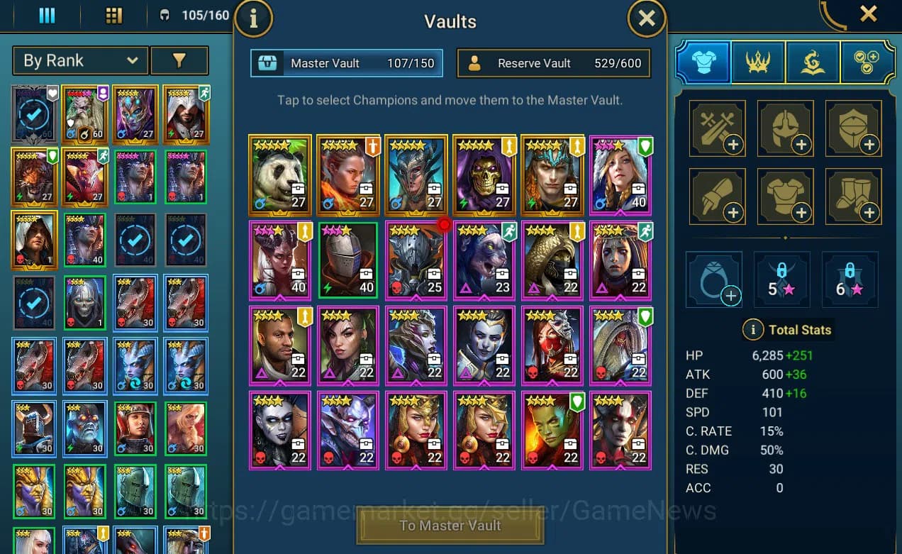 Raid: Shadow Legends Accounts Lv 52 1,43M Pwr|1 Myth Nais+29 Legend(Brogni,Edwar image 6